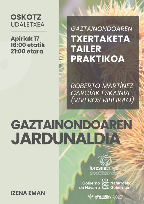 Gaztainondoaren inguruko jardunaldia