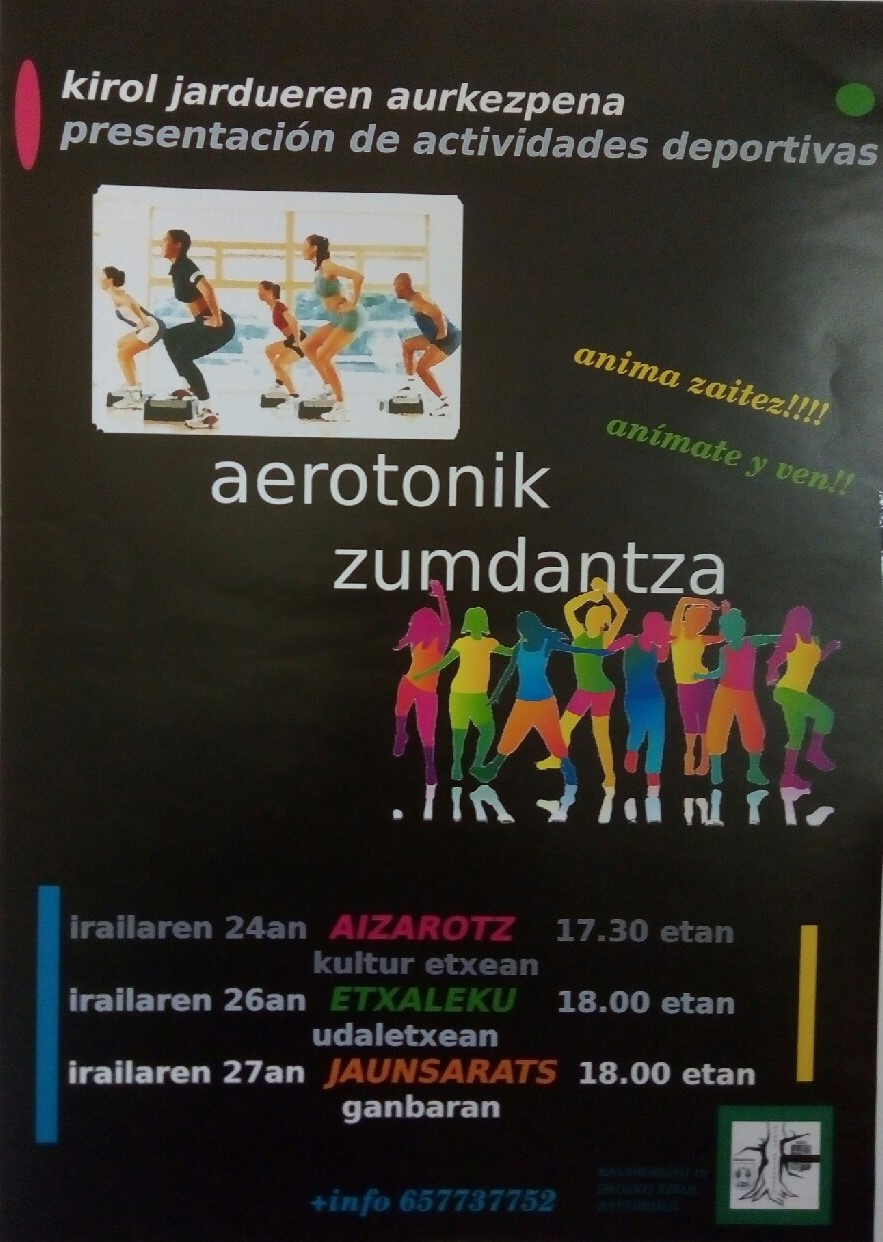 Basaburua eta Imozko kirol jardueren aurkezpena