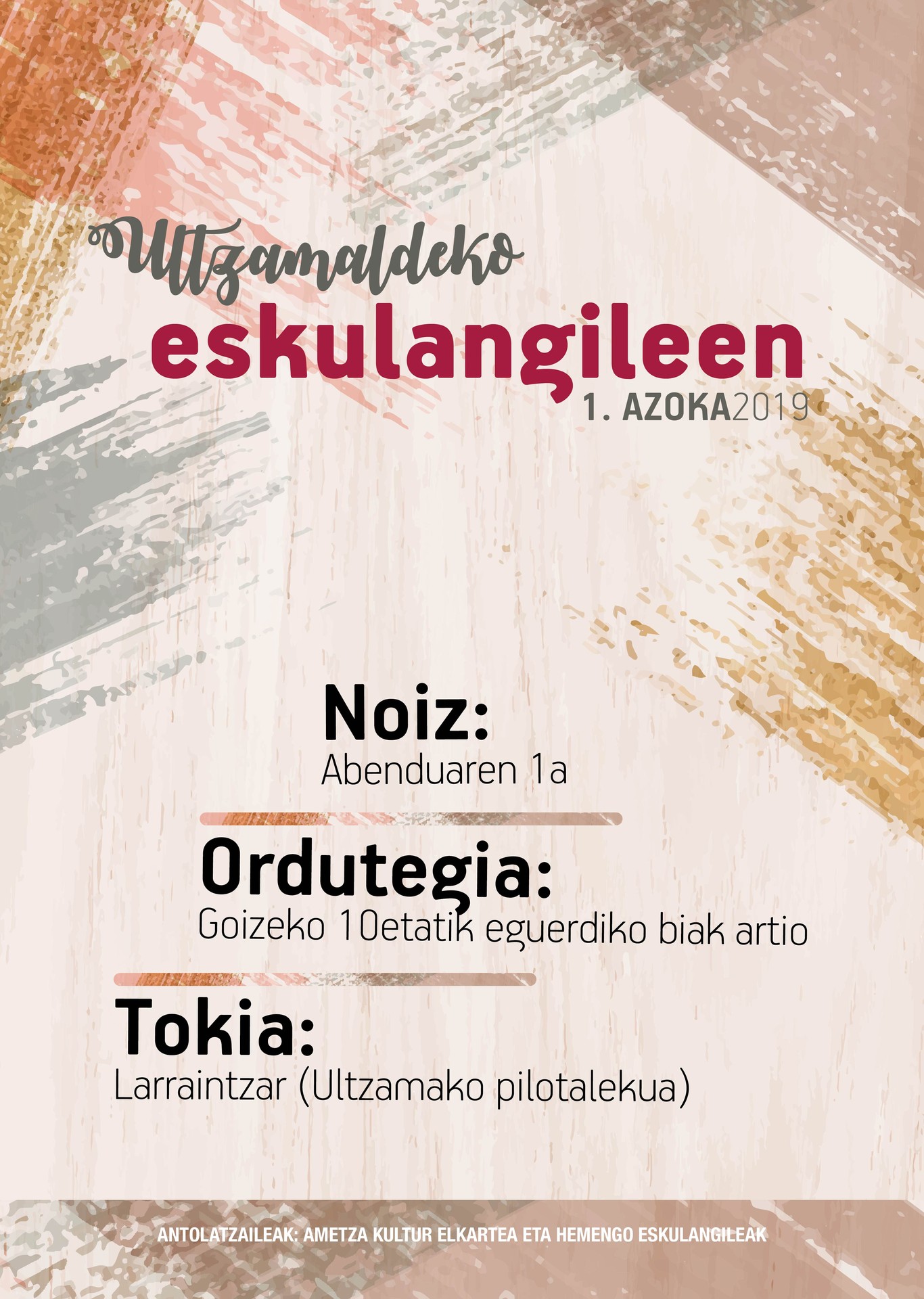 Abenduaren 1ean dugu hitzordua: Eskulangileen Azoka