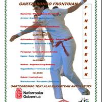 Gartzarongo XL. pilota txapelketa: larunbateko partidak