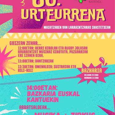 Larraintzarko ikastetxeko 60. urteurrena