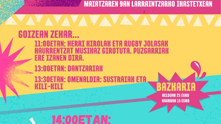 Larraintzarko ikastetxeko 60. urteurrena