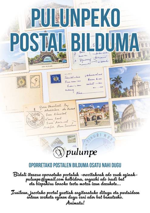 Pulunpeko postal bilduma abian