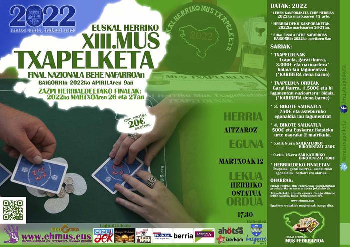 EHko Mus Txapelketa: Aizarotz