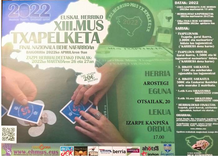 EHko Mus Txapelketa: Izarpe Kanpinean