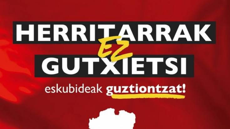 Nafarroan euskal hiztunak gutxiestearen kontra, manifestazioa eginen da larunbatean