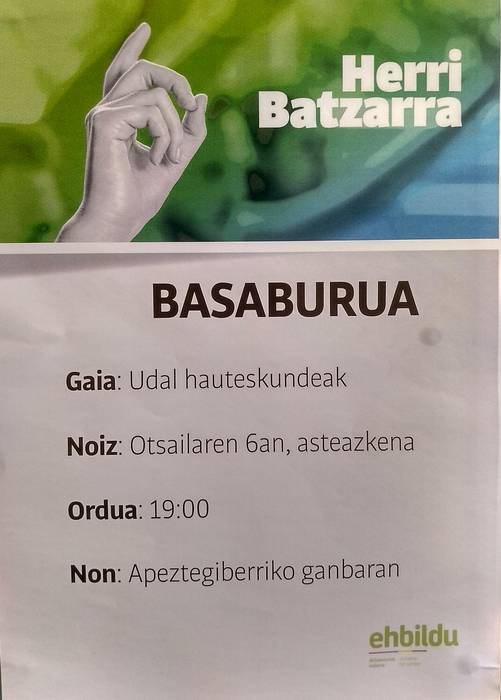 EH Bilduren herri batzarra