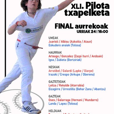 Gartzarongo pilota txapelketa: finalaurrekoak, larunbata