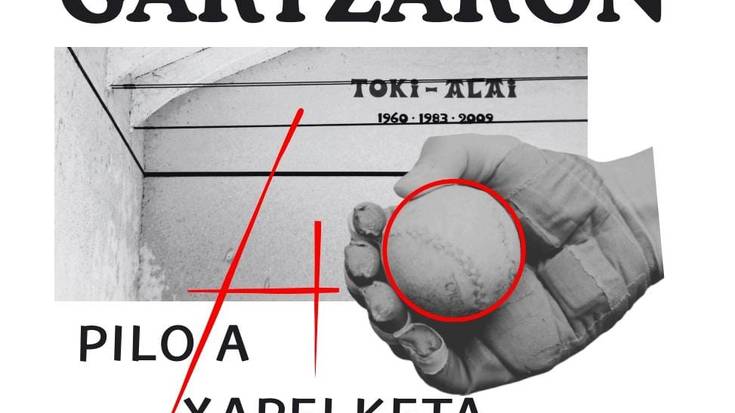 Gartzarongo 40. pilota txapelketaren omenez, kamisetak