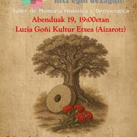 Tailerra: Memoria historikoa eta demokratikoa