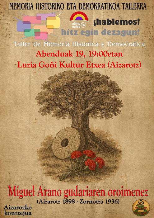 Tailerra: Memoria historikoa eta demokratikoa