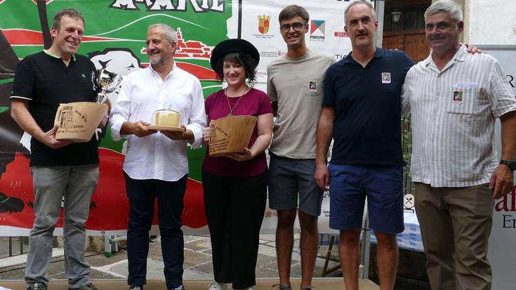 Egozkueko Loperena gazta onena Uharte Arakilgo txapelketan