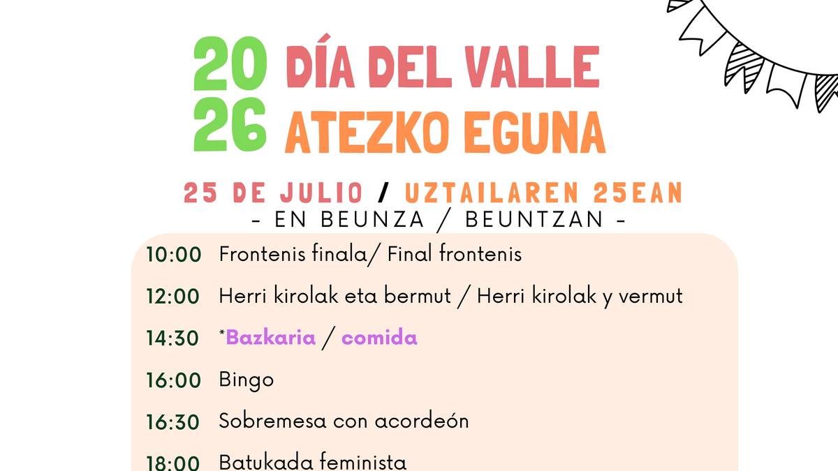 Uztailaren 25ean Beuntzan ospatuko da Atezko Eguna