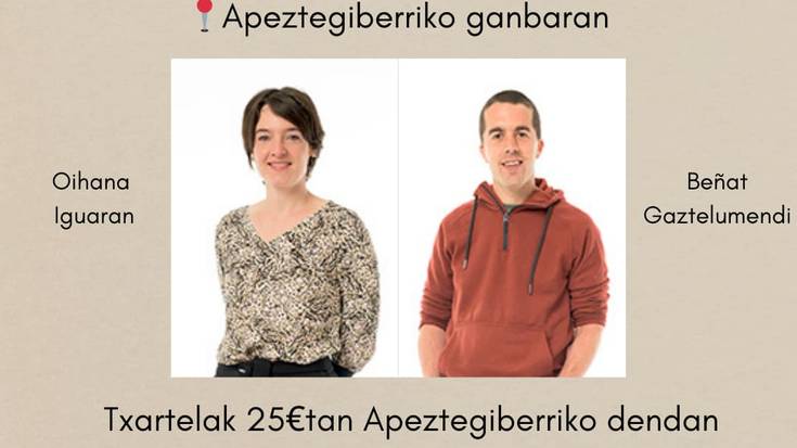 Bertso afaria: Oihana Iguaran eta Beñat Gaztelumendi