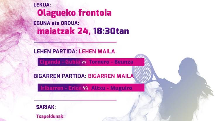 Ultzamaldeko emakumezkoen III. frontenis txapelketako finalak