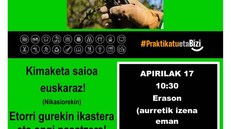 Kimaketa saioa euskaraz