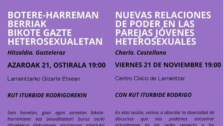 BERTAN BEHERA: Botere-harreman berriak bikote gazte heterosexualetan