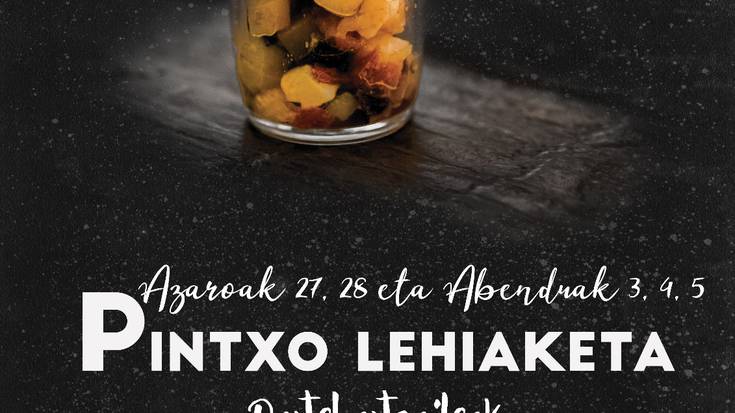 Pintxo lehiaketa itzuli da Basaburura