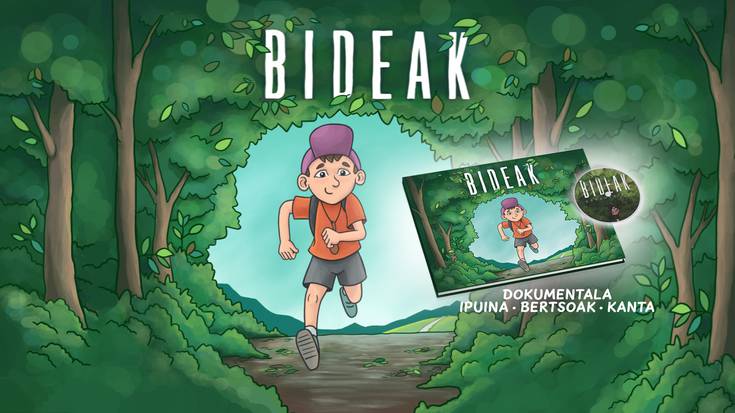 'Bideak' dokumentalaren ipuin-liburua sortu dute Joana Zigandak eta Iker Uribek