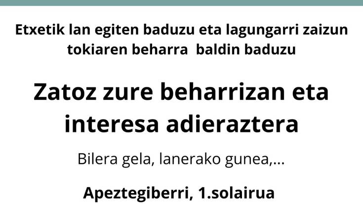Basaburuan lan eta bizi