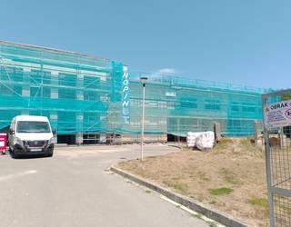 Eskolako inguratzailearen obrak hasi dira