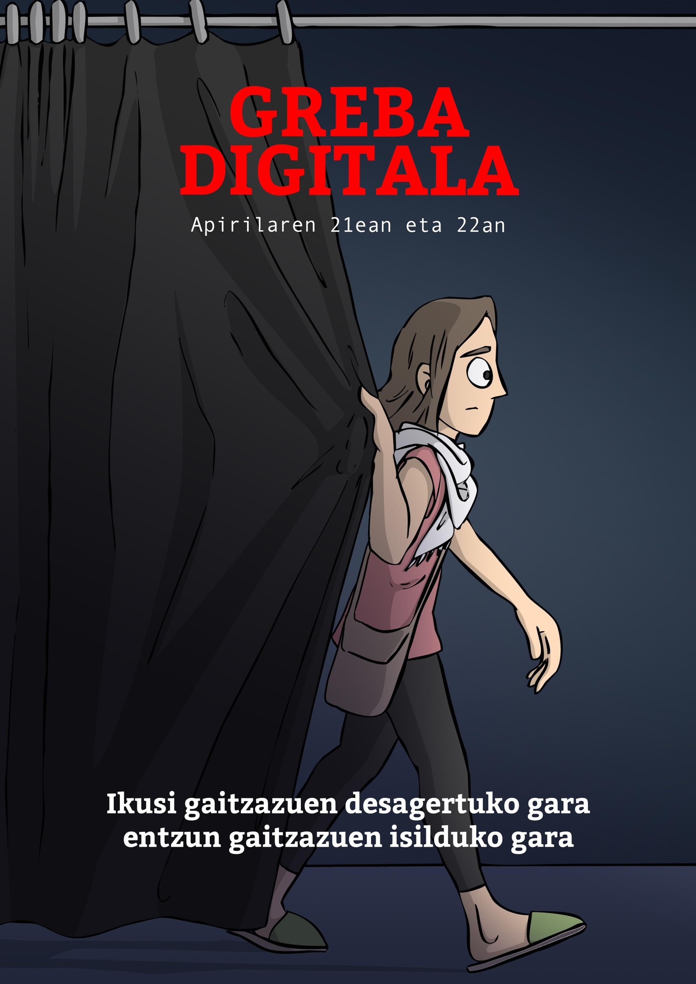 Euskal kulturgintzak apirilaren 21 eta 22an deitutako greba digitalarekin bat eginen du Esan Erran-Amezti.eus-ek
