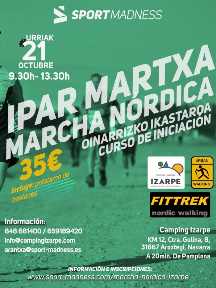 Ipar martxa ikastaroa eginen dute Izarpe kanpinean