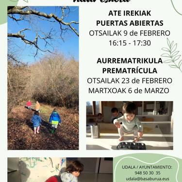 Ttikiena haur eskolako ate irekiak