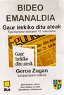 'Gaur irekiko ditu ateak' dokumentalaren emanaldia