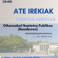 Oihanzabal eskolako ate irekiak