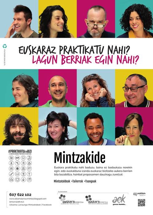 Mintzapraktika taldeak sortzeko deialdia zabaldu du AEKak