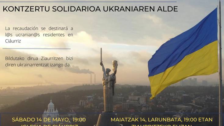 Kontzertu solidarioa Ukraniaren alde