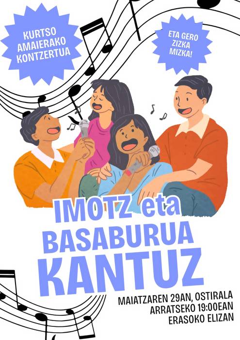 Imotz eta Basaburua kantuz