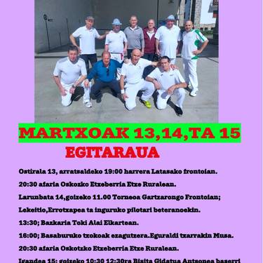 Lekeitioko pilotarien bisita