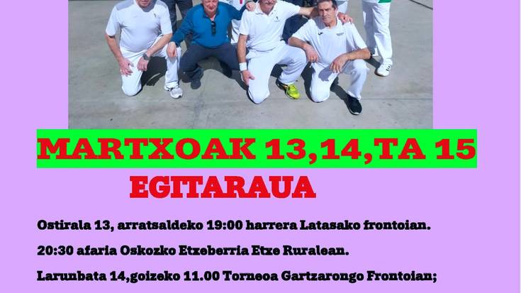 Lekeitioko pilotarien bisita