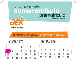 Abian da AEKren aurrematrikula kanpaina