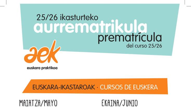 Abian da AEKren aurrematrikula kanpaina