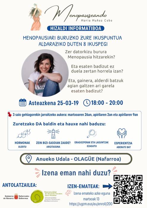 Hitzaldia: Menopausiaren inguruko ikuspegia aldatuko duten 8 ikuspegi