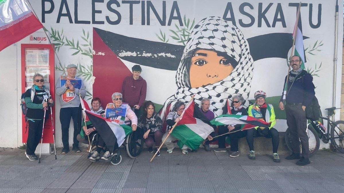 BDZko hiru kide, Palestinaren aldeko ekintzengatik auzipetuak Iruñean