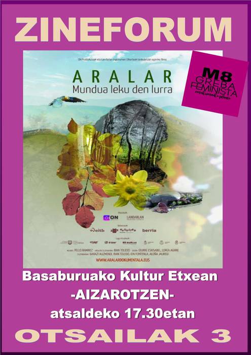 Zineforuma: Aralar, mundua leku den lurra