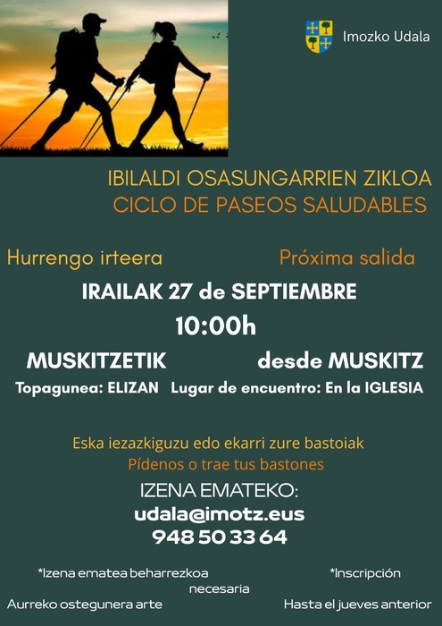 Ibilaldi osasungarriak: Muskiztik