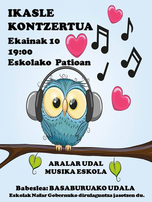 Aralar musika eskolako ikasleen kontzertua, Basaburua