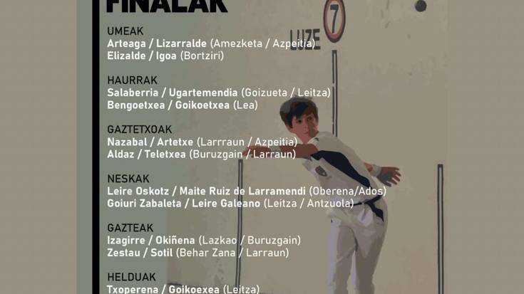 Gartzarongo pilota txapelketako finalak