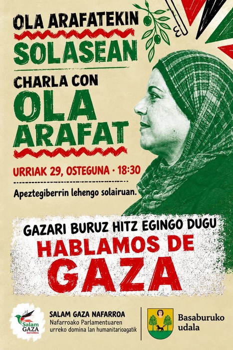 Ola Arafat: Gazari buruz hitz eginen dugu