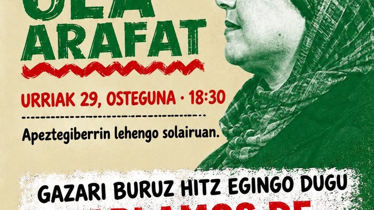 Ola Arafat: Gazari buruz hitz eginen dugu