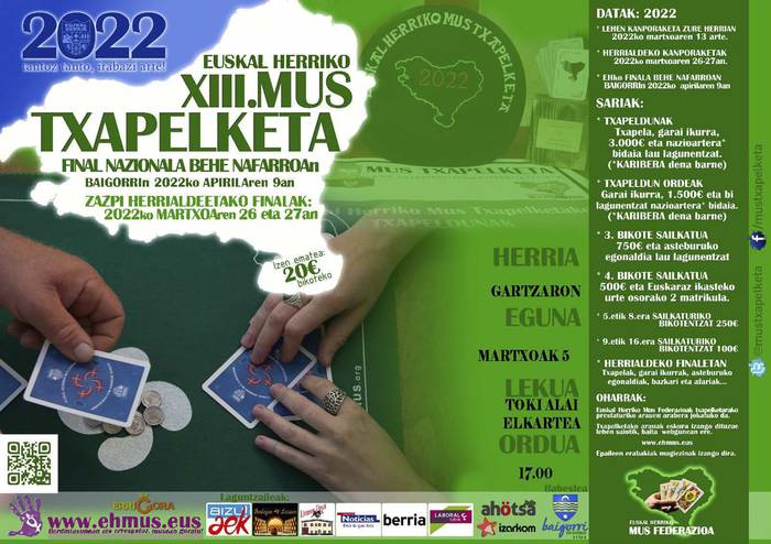 EHko Mus Txapelketa: Gartzaron