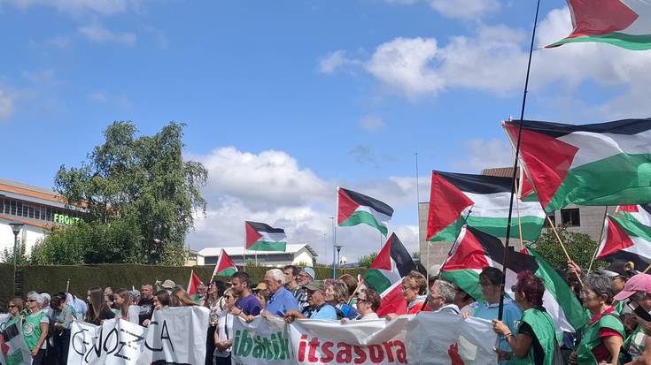 Jendetza, Larraintzarko etapan Ibaitik Itsasora Palestinaren aldeko martxan