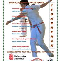 Gartzarongo XL pilota txapelketa, igandeko partidak