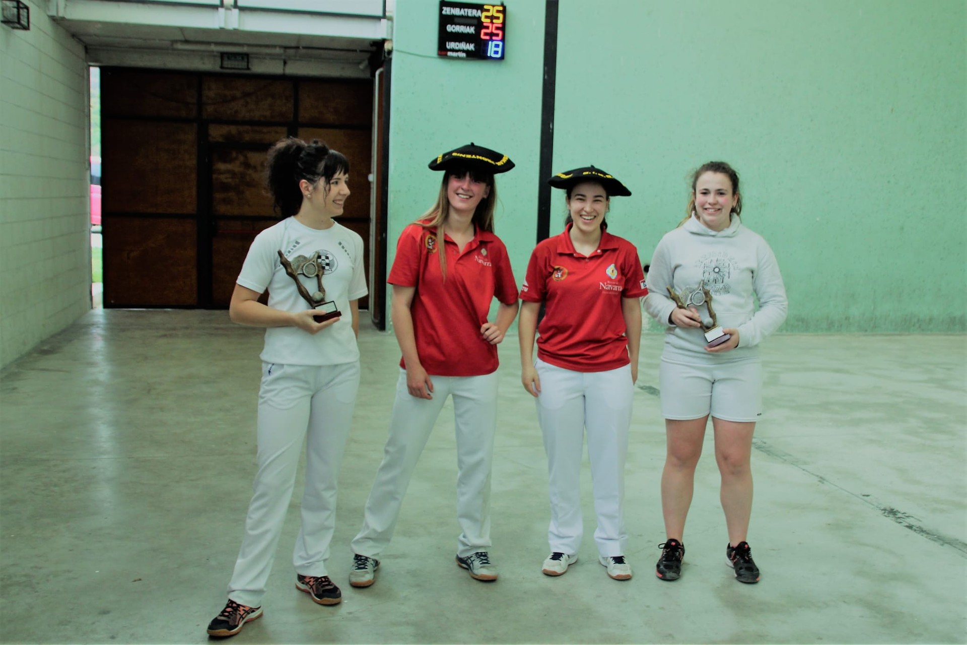 Amaitu da paleta goma eta frontenis txapelketa