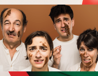 'Kaka' antzezlanaz solasean, Erika Olaizola eta Xanti Agirrezabala aktoreekin